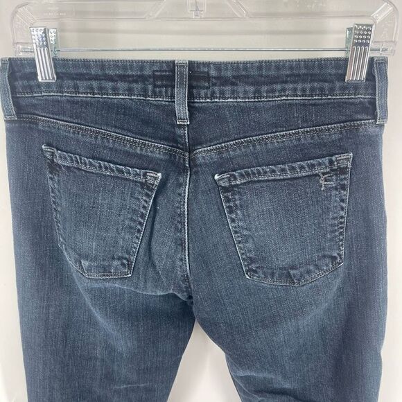 David Kahn Women's Taper Leg Jeans Mid Rise Denim 5 Pocket Indigo Size 26 - Picture 9 of 13